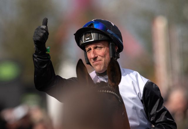 Robbie Power onboard Magic Daze as he announced his retirement from the saddle 